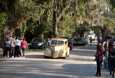 Nancy Marshall and John McWilliams, Homecoming parade, McClellanville, South Carolina, 2010.