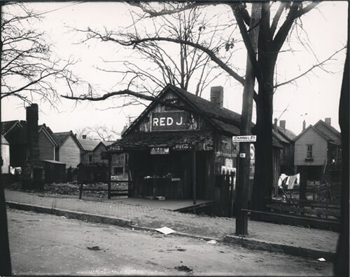 Red J. Store on Carroll Street, ca. 1910–1920. Fulton Bag and Cotton Mills Digital Collection, Georgia Institute of Technology, vam004-015. Red J. Store on Carroll Street, ca. 1910–1920. Fulton Bag and Cotton Mills Digital Collection, Georgia Institute of Technology, vam004-015.