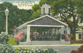 Duval News Company, Old Slave Market, St. Augustine, Fla., Oldest City in the United States, c. 1915, recto. Collection of the Author.