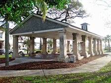 Figure 3. Holly Goldstein, Public Market in the Plaza de la Constitución, three views, St. Augustine, Florida, 2012.