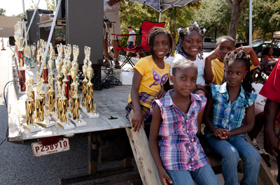 Nancy Marshall and John McWilliams, Award truck at Low Country Travelers car show, Mount Pleasant, South Carolina, 2010.