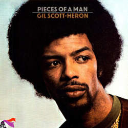Cover of Gil Scott-Heron's album Pieces of a Man, 1971.