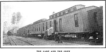 Box car quarters at a Jackson Company camp, outside Lockhart, Alabama. Alexander Irvine, "My Life in Peonage," Appleton's Magazine, July 1907, 3. Box car quarters at a Jackson Company camp, outside Lockhart, Alabama. Alexander Irvine, "My Life in Peonage," Appleton's Magazine, July 1907, 3.