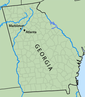 Map showing the location of Mableton, Georgia, 2012. Map showing the location of Mableton, Georgia, 2012.