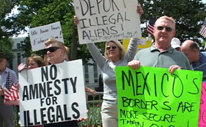 William Brown and Mary Odem, People protest immigration policy, northern Georgia. William Brown and Mary Odem, People protest immigration policy, northern Georgia.