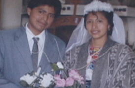William Brown and Mary Odem, Alfredo and Juana on their wedding, Guatemala. William Brown and Mary Odem, Alfredo and Juana on their wedding, Guatemala.