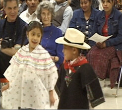 William Brown and Mary Odem, Children dancing at the Santa Eulalia feast day celebration, Cherokee County, Georgia, 2003. William Brown and Mary Odem, Children dancing at the Santa Eulalia feast day celebration, Cherokee County, Georgia, 2003.