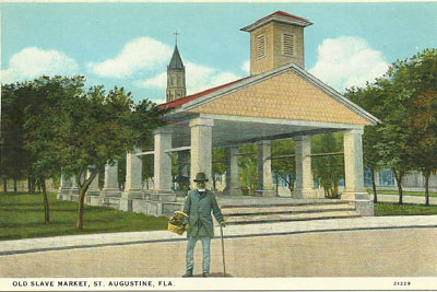 Figure 45. W. J. Harris Co., Old Slave Market, St. Augustine, Florida, 1904, recto. Collection of the Author.