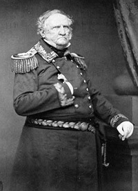 Matthew Brady, Portrait of Winfield Scott, circa 1861, National Portrait Gallery, Smithsonian Institution.