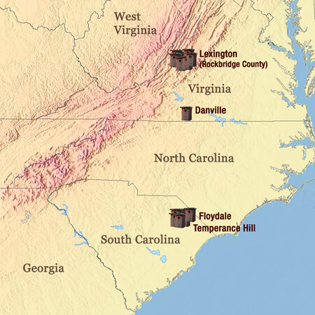 Locations of McDonald's Photographs