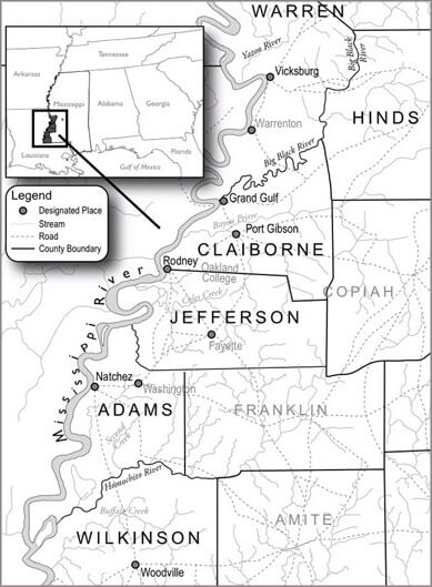Natchez District of Mississippi, circa 1840, Stephen D. Weaver, 2007. Natchez District of Mississippi, circa 1840, Stephen D. Weaver, 2007.