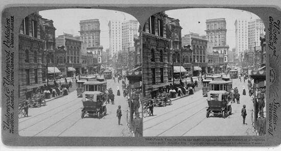 Library of Congress, Peachtree Street, Atlanta, Georgia, 1907. Library of Congress, Peachtree Street, Atlanta, Georgia, 1907.