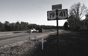 Tom Zarilli, Highway 19 and 41, central Georgia, 2004.