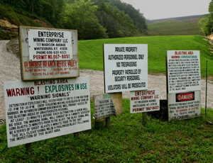 Earl Dotter, Oldhouse Branch Refuse Valley Fill Impoundment, Enterprise Mining Company, Letcher County, Kentucky, 2005.