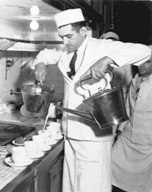 Everyone Drinks Cafe Au Lait at the French Market