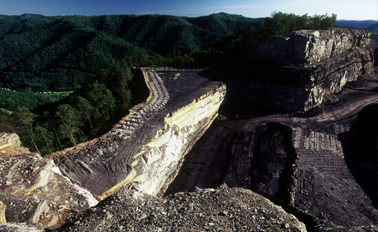 Mark Schmerling, A mountaintop removal site looms over the community of Dorothy, Raleigh County, West Virginia, 2008. Mark Schmerling, A mountaintop removal site looms over the community of Dorothy, Raleigh County, West Virginia, 2008.