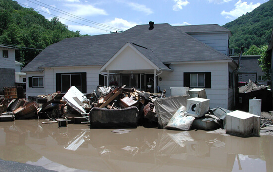 Vivian Stockman, The results of massive flooding, Wyoming County, West Virgina, 2004. Vivian Stockman, The results of massive flooding, Wyoming County, West Virgina, 2004.
