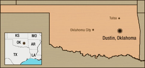 Location of Thlewarle Baptist Indian Church Location of Thlewarle Baptist Indian Church
