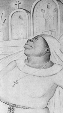 Mother Carrie. Caroline Durieux From WPA Guide to New Orleans, 1938 Courtesy of the State Library of Louisiana