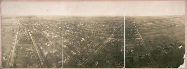 Panoramic photograph of La Grange, Illinois, 1908 Panoramic photograph of La Grange, Illinois, 1908