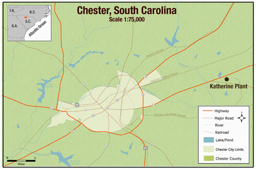 Stacey Martin, Chester, South Carolina map, 2006. Stacey Martin, Chester, South Carolina map, 2006.