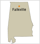 Map of Falkville, Georgia. Map of Falkville, Georgia.
