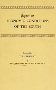 NEC's Report on Economic Conditions of the South, 1938. Digital version, University of North Carolina at Chapel Hill. NEC's Report on Economic Conditions of the South, 1938. Digital version, University of North Carolina at Chapel Hill.