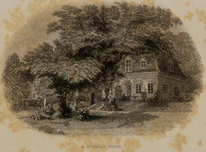 Bayard Taylor, A German House, title page from At Home and Abroad, 1859. Bayard Taylor, A German House, title page from At Home and Abroad, 1859.