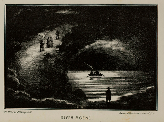 Alexander Clark Bullitt, River Scene from Rambles in Mammoth Cave, 1845. Alexander Clark Bullitt, River Scene from Rambles in Mammoth Cave, 1845.