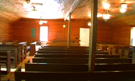 Wilson's Chapel, site of the Chattahoochee Convention (the oldest annual Sacred Harp convention), Carrolton, GA, August 2005. Image courtesy of Matt and Erica Hinton.