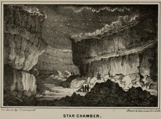 Alexander Clark Bullitt, Star Chamber from Rambles in Mammoth Cave, 1845. Alexander Clark Bullitt, Star Chamber from Rambles in Mammoth Cave, 1845.