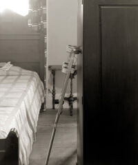 Nancy Marshall, O'Connor's bed, Andalusia, Spring 2007. Nancy Marshall, O'Connor's bed, Andalusia, Spring 2007.