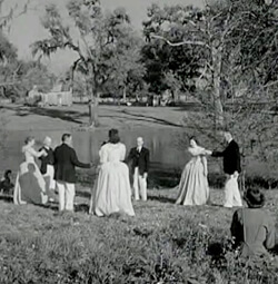 Still from André de LaVarre's "Quaint Folks" in Cajuns of the Teche, Columbia Pictures, 1942. Still from André de LaVarre's "Quaint Folks" in Cajuns of the Teche, Columbia Pictures, 1942.