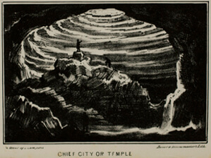 Alexander Clark Bullitt, Chief City or Temple from Rambles in Mammoth Cave, 1845. Alexander Clark Bullitt, Chief City or Temple from Rambles in Mammoth Cave, 1845.