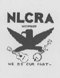 New Lost City Rambler's fan card, 1960 New Lost City Rambler's fan card, 1960