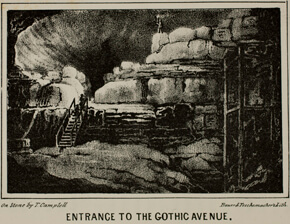Alexander Clark Bullitt, Entrance to the Gothic Avenue from Rambles in Mammoth Cave, 1845. Alexander Clark Bullitt, Entrance to the Gothic Avenue from Rambles in Mammoth Cave, 1845.