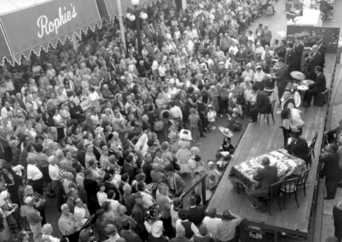 Karl Holland, Large crowd gathered in Ybor City for the Gasparilla Carnival, Tampa, Florida, 1966. Catalog no.: c660419. Florida Photographic Collection. Karl Holland, Large crowd gathered in Ybor City for the Gasparilla Carnival, Tampa, Florida, 1966. Catalog no.: c660419. Florida Photographic Collection.