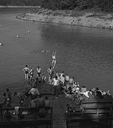 Arthur Rothstein, People swim at lake created by Norris Dam, TN, 1942. Arthur Rothstein, People swim at lake created by Norris Dam, TN, 1942.