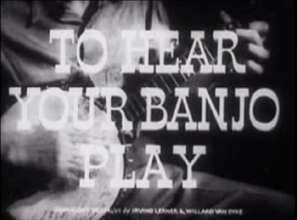Still from To Hear Your Banjo Play (1947) Still from To Hear Your Banjo Play (1947)