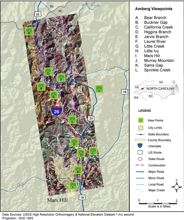 Interactive Map of Amberg View Points