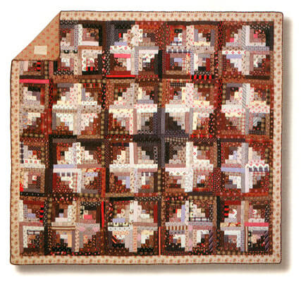 Laurel Horton, Rosa’s Log Cabin Quilt, circa 1880 Laurel Horton, Rosa’s Log Cabin Quilt, circa 1880