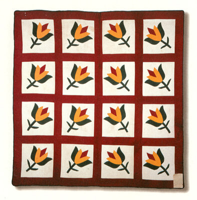 Laurel Horton, The Tulip Quilt, circa 1880