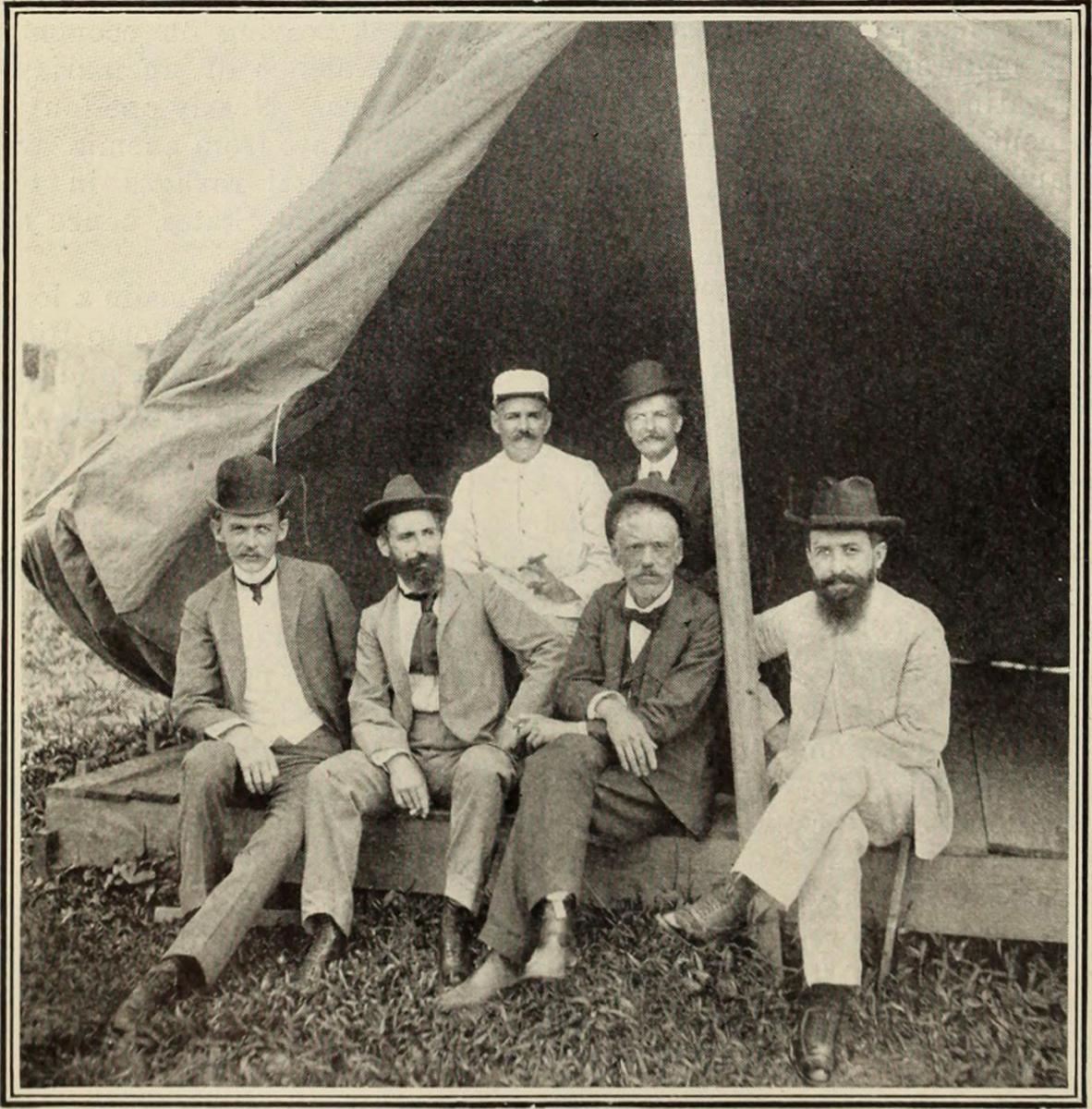 Group of United States Government and Native Physicians, including Dr. Bailey K. Ashford, Puerto Rico, ca. 1890. Image courtesy of Flickr user Internet Archive Book Images. Image is in public domain. Group of United States Government and Native Physicians, including Dr. Bailey K. Ashford, Puerto Rico, ca. 1890. Image courtesy of Flickr user Internet Archive Book Images. Image is in public domain.