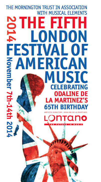 Front cover from The Fifth London Festival of American Music program featuring The Crossing, with libretto by Joan Anim-Addo. Front cover from The Fifth London Festival of American Music program featuring The Crossing, libretto by Joan Anim-Addo.