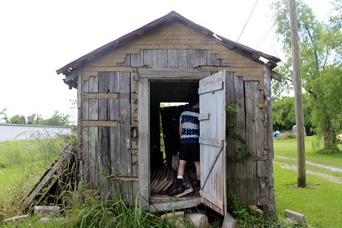 Shed, Chauvin, Louisiana, June 2013. Photograph by Lindsey Feldman. Shed, Chauvin, Louisiana, June 2013. Photograph by Lindsey Feldman.