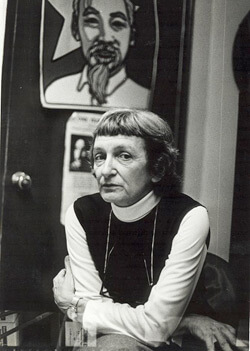 Anne Braden in the SCEF office where she edited The Southern Patriot, Louisville, Kentucky, October 1962. Reproduced by permission from the Wisconsin Historical Society.