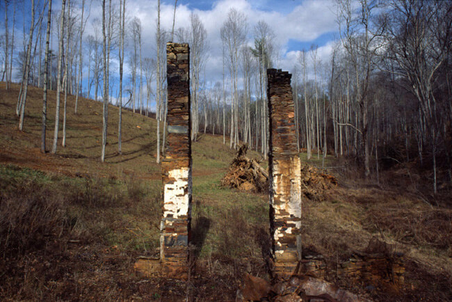 Shane Darwent, Remnants of a house by the tracks, Penland, North Carolina, 2007. Shane Darwent, Remnants of a house by the tracks, Penland, North Carolina, 2007.