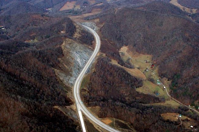 Rob Amberg, I-26 looking west at Buckner Gap, Madison County, North Carolina, 2008.