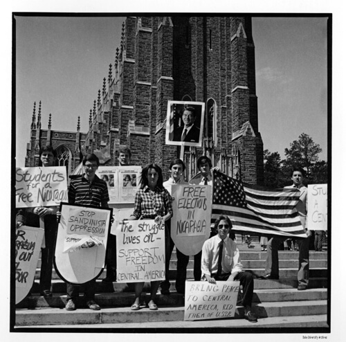 Central America Protest, Duke University, Durham, North Carolina, March 25, 1984.