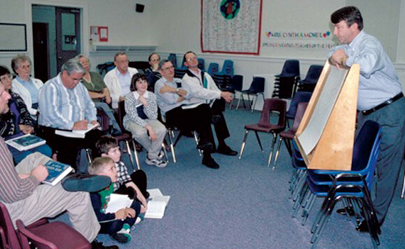 Laurie Kay Sommers, David Lee holds a singing school, Hoboken, Georgia, 1997.